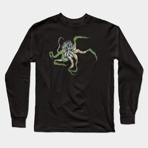 Octo Long Sleeve T-Shirt by amandapwilson